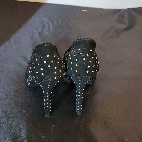 MADELINE GIRL BLACK HIGH HEEL PUMP SHOES - Picture 5 of 12